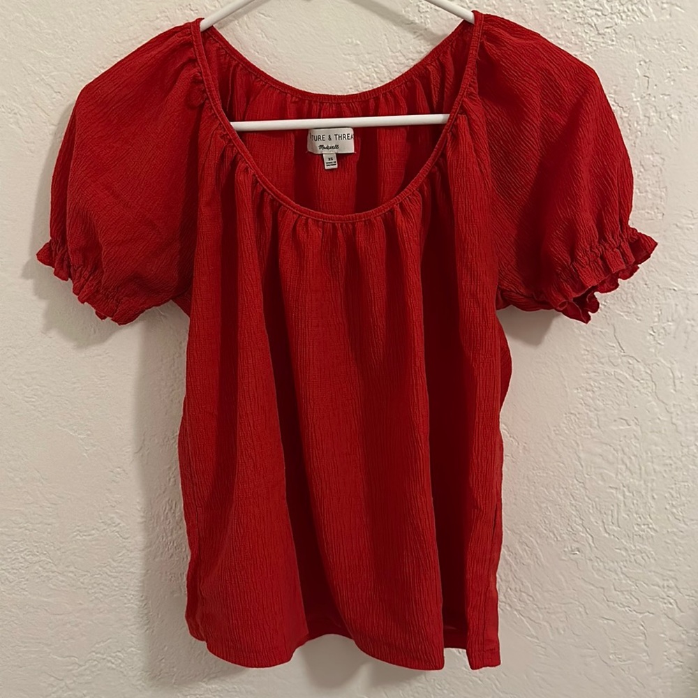 Red Madewell Top